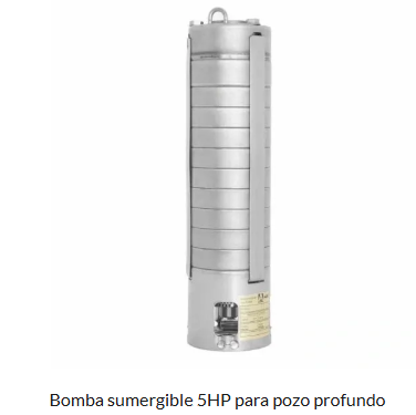 Bomba sumergible KOR07 R10-15 3Hp Descarga de 2"